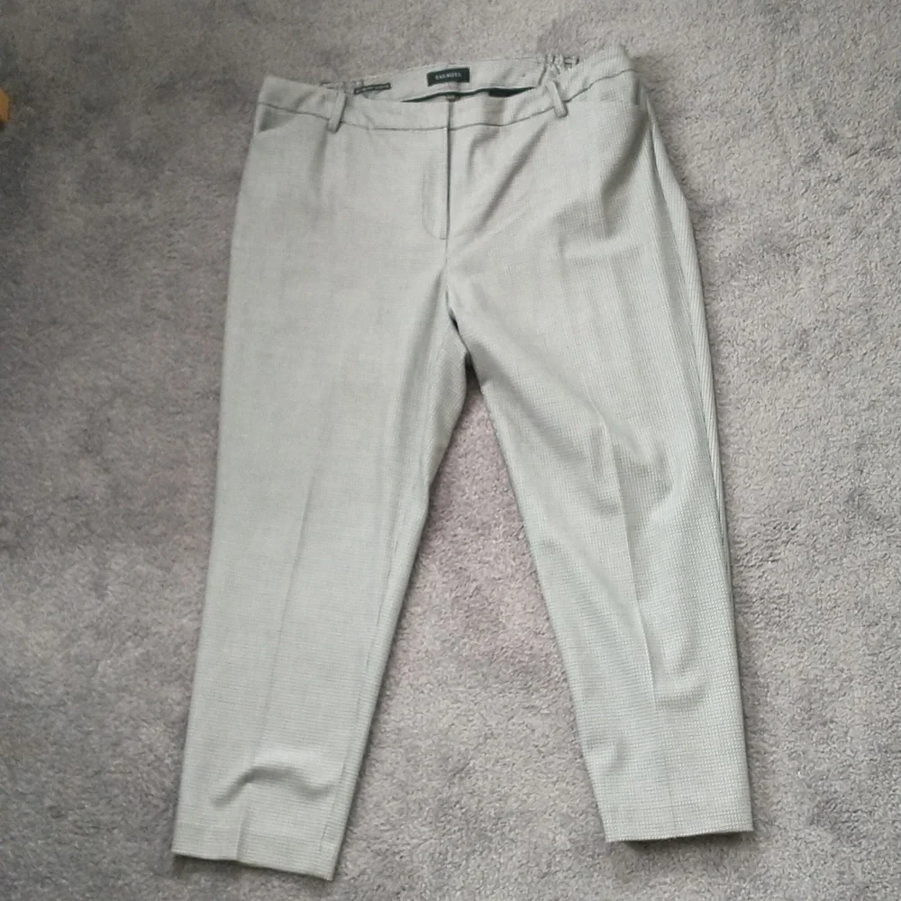 Talbot's High-Waist Tailored Ankle Slacks, size 18W - Picture 1 of 7